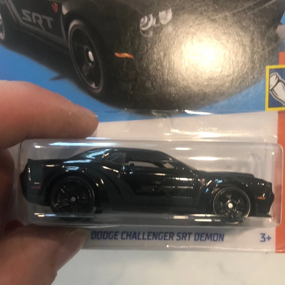 Black Dodge Challenger SRT Demon Toy Car